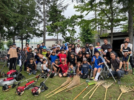 東川下公園草刈り